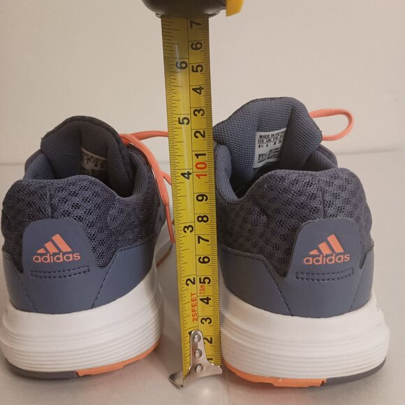 Adidas Galaxy Cloudfoam Running Sneakers Blue Orange Laces Women’s Size 6.5 EUC - Picture 11 of 16